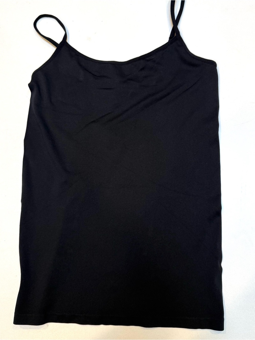 Sofra Black Spaghetti Strap Camisole